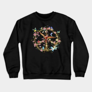 Love Peace Birds Costume Gift Crewneck Sweatshirt